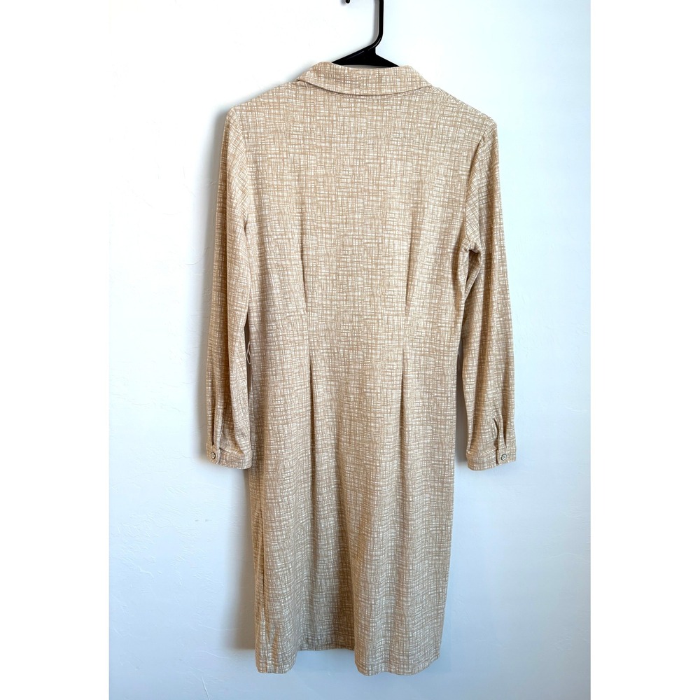 J.McLaughlin Calla Catalina Long Sleeve Shirt Dress Preppy Career Office Luxury - Picture 5 of 5